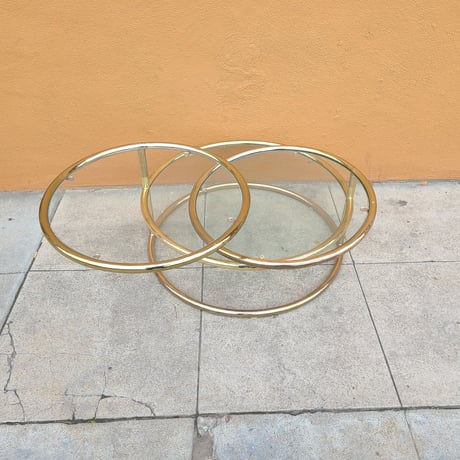 70s Hollywood regency golden table