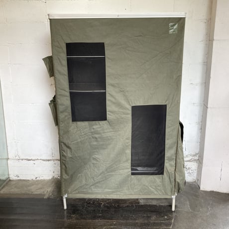 70s France army folding cabinet