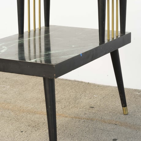 60s Side table black