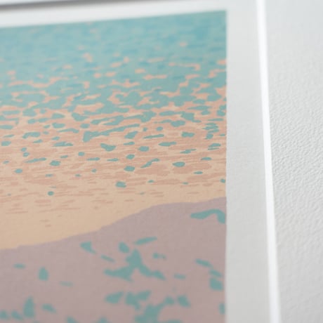 70-80s "Emerald Waters I&II" silkscreen