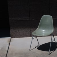 60s Eames Seaform green shell chair