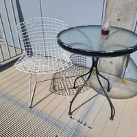 80s Glass table