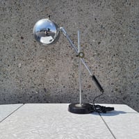 50s Robert Sonneman Crome desk lamp