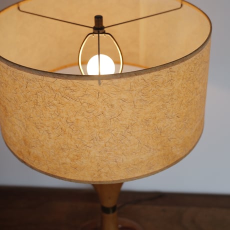 50s wood lamp