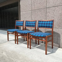 60s Blue fabric chair