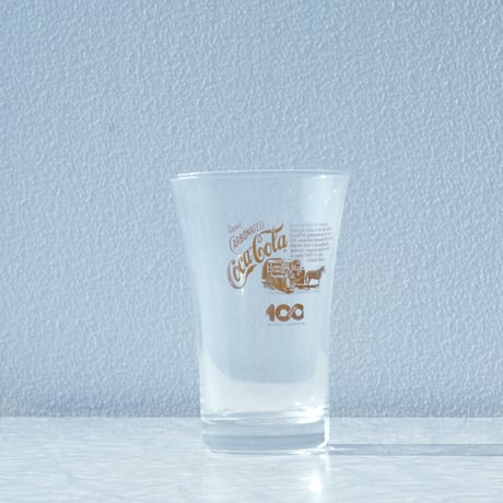 80s Coke 100year glass