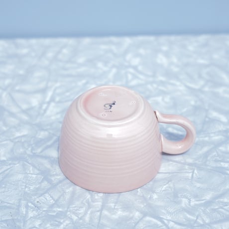60s Wite pink mug