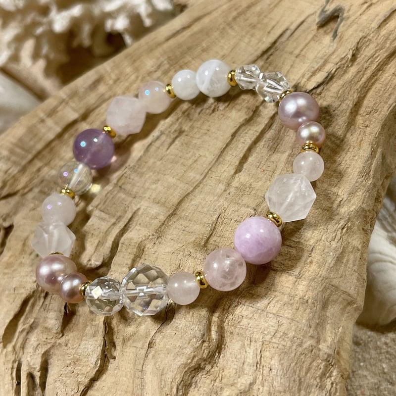ミックスストーンブレスレット、ソフトトーン | This is me.