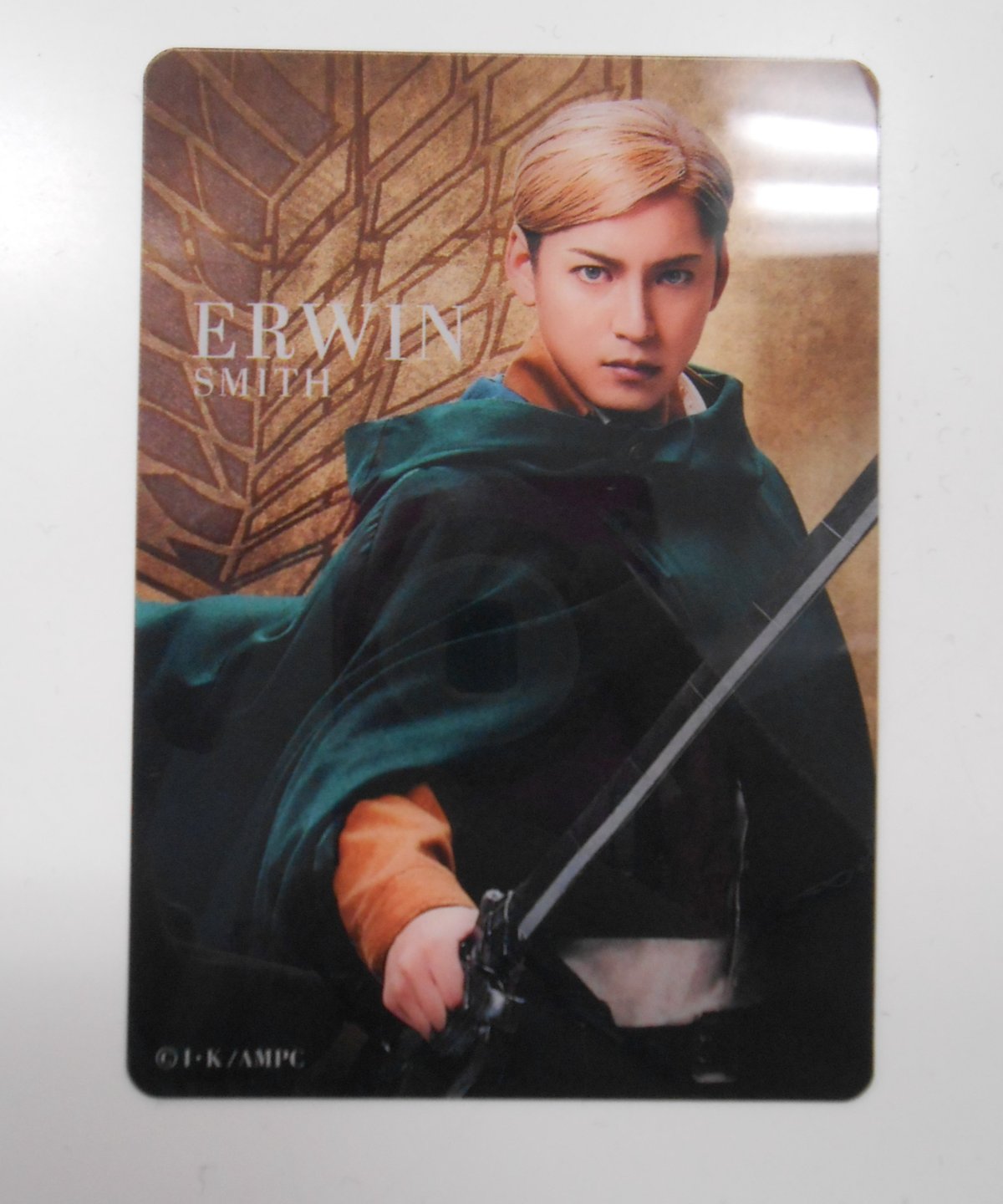 値下げします】進撃の巨人 エルヴィン・スミス コースター＆ポストカード