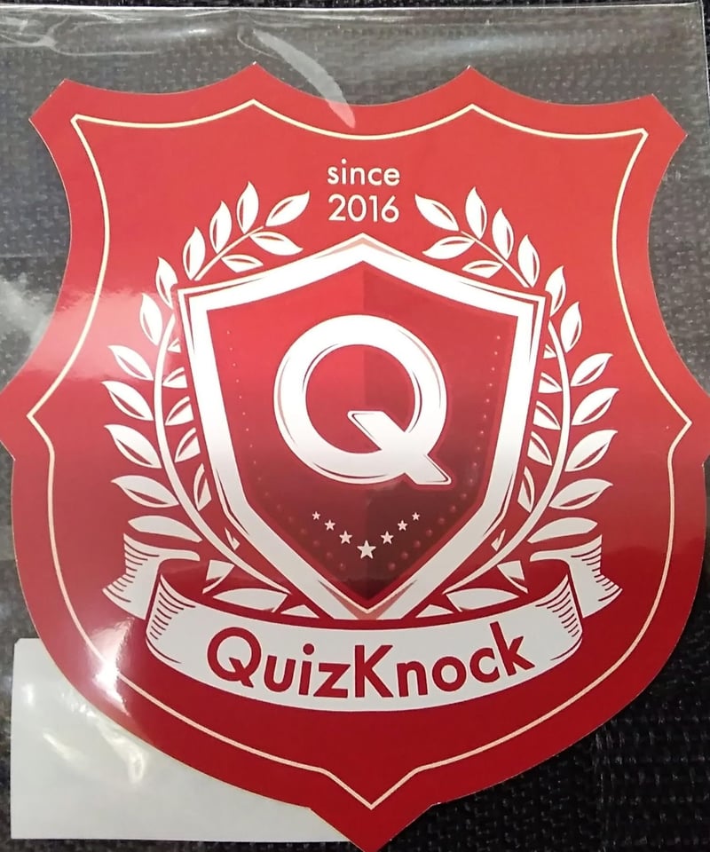 Quiz Knock ステッカー(エンブレム柄) | K-BOOKS K-POP館