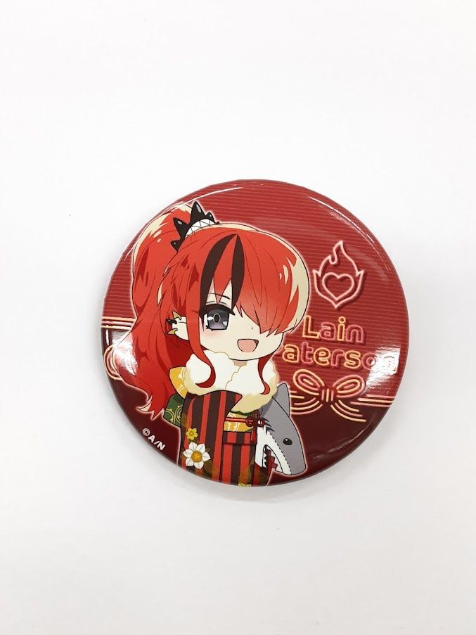 キズ有】にじさんじ レイン・パターソン キャラバッジコレクション 缶