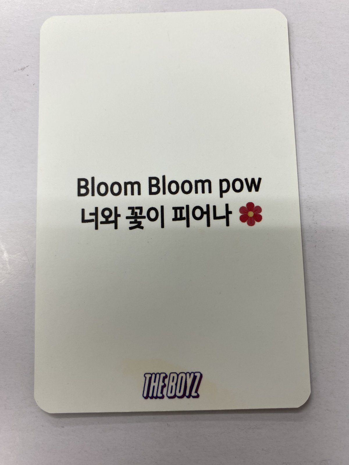 THEBOYZ bloom bloom サノク トレカ ソヌ | K-BOOKS K-POP...