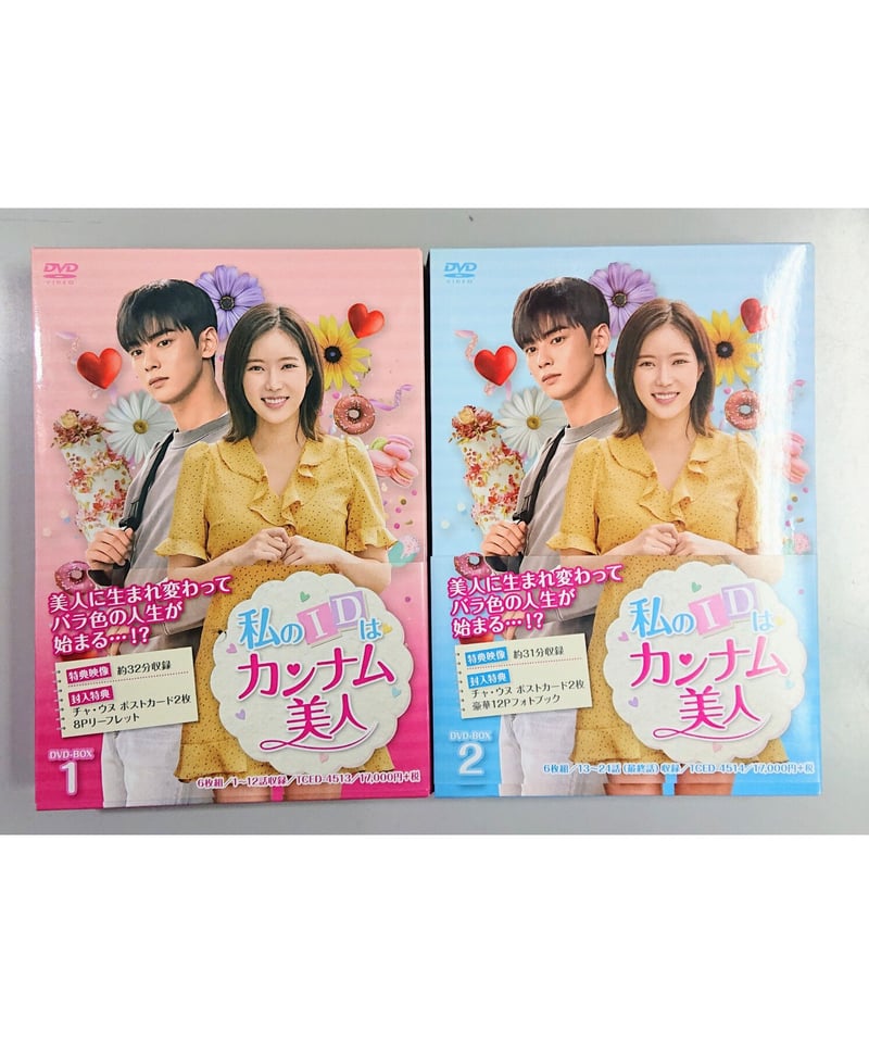 ASTRO チャ・ウヌ主演 『私のIDはカンナム美人』DVD-BOX 1&2 セット
