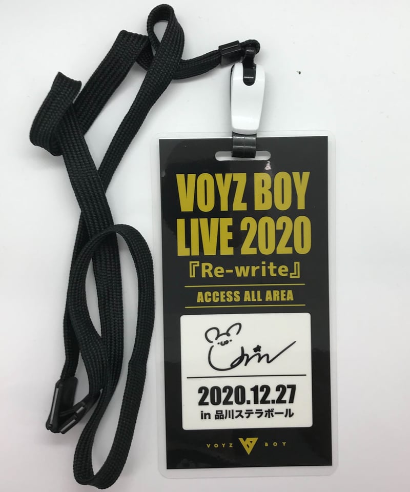 VOYZ BOY 杉本陣 サイン入りワイドチェキ&サイン入り関係者パス VOYZ BOY 杉本陣 サイン入りワイドチェキ&サイン入り関係者パス