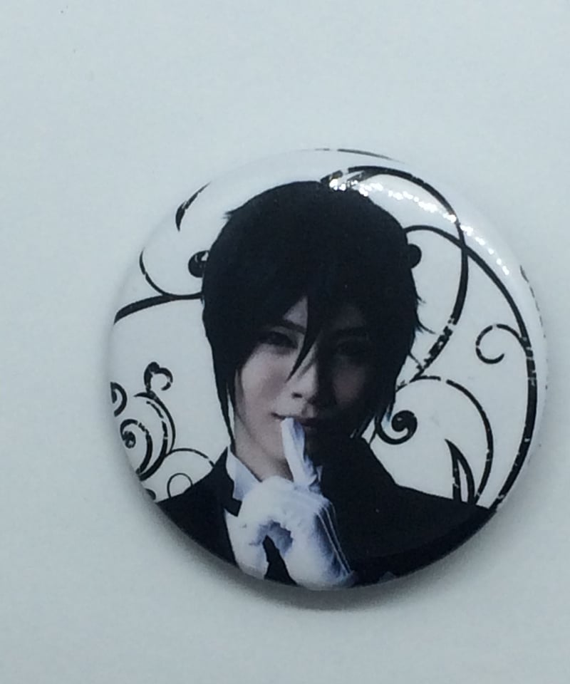 黒執事 ロフト 缶バッジ セバスチャン・ミカエリス 37点まとめ売り　① 黒執事 -寄宿学校編- ステンドグラス風キラキラ缶バッジ セバスチャン