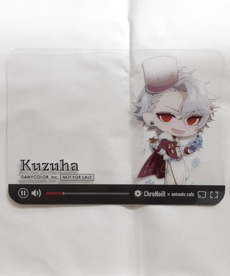にじさんじ 葛葉 ChroNoiR アニメイトカフェ出張版 画面風クリアカード