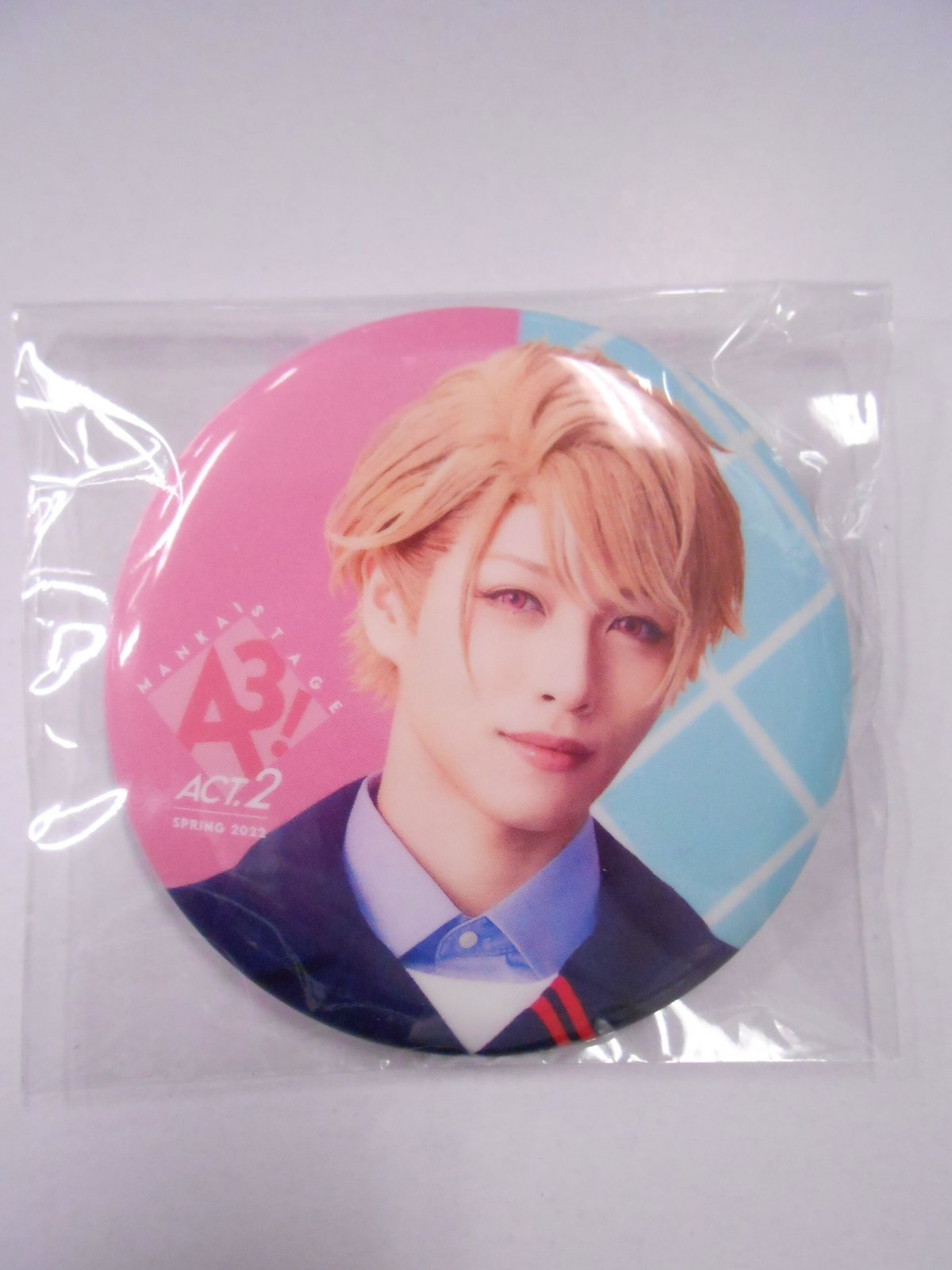 新品☆A3!☆アニカフェ【佐久間咲也】缶バッジ＆コースター☆2点