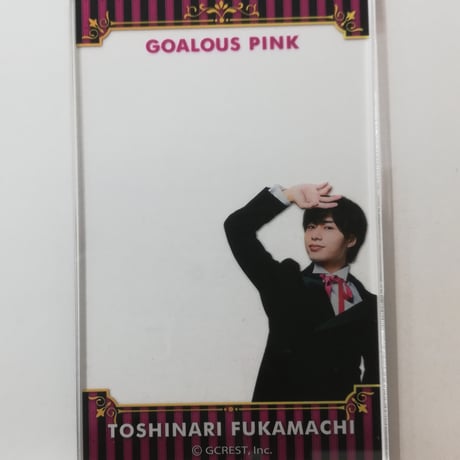 GOALOUS5 Sixy ゴーラスピンク 缶バッジ 深町寿成 goalous5 GOALOUS5 ゴーラスピンク 缶バッジ 深町寿成 Sixy