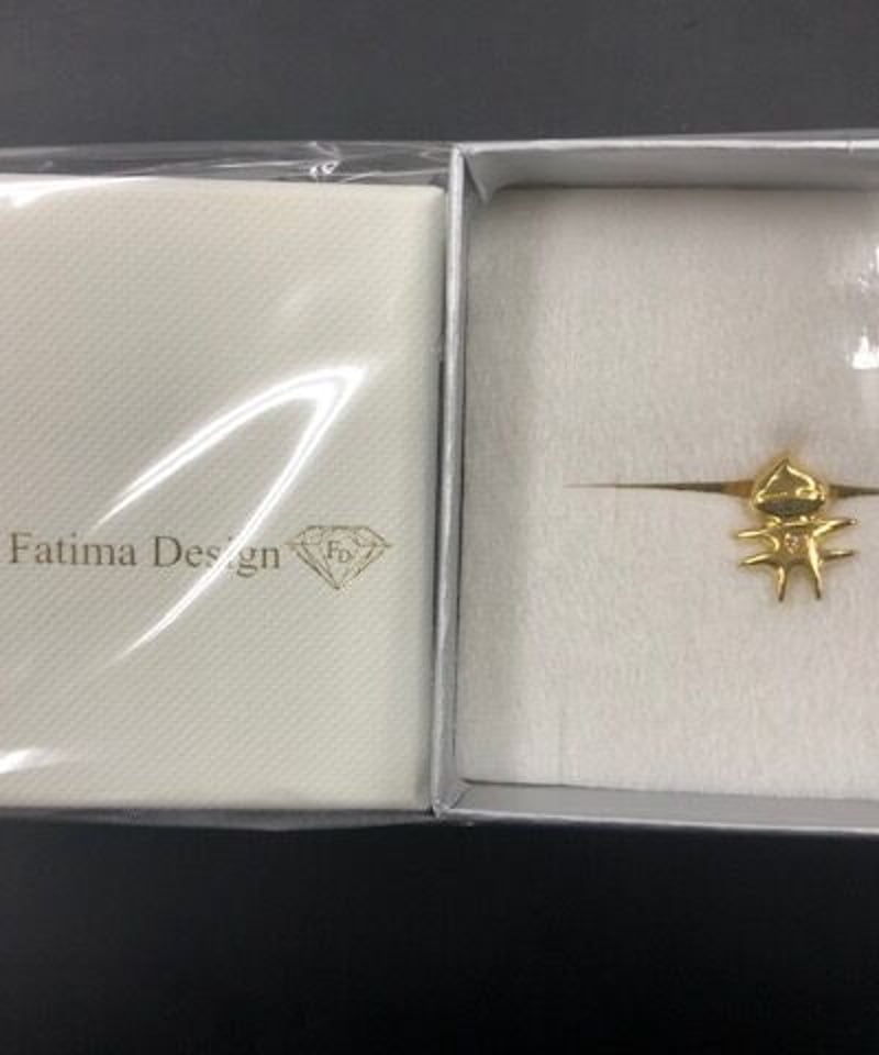 白井悠介×Fatima Design しらいむくん ピンバッチ イエローゴールド 