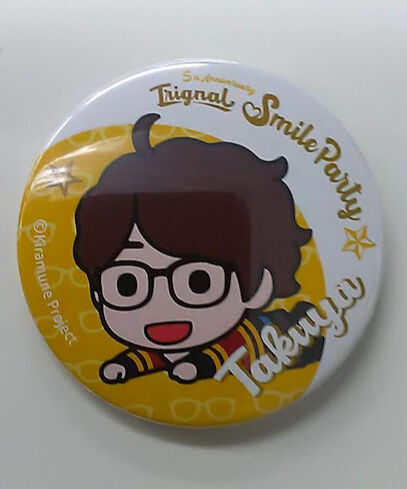 江口拓也 Trignal Smile Party 缶バッジ② | K-BOOKS K-POP 