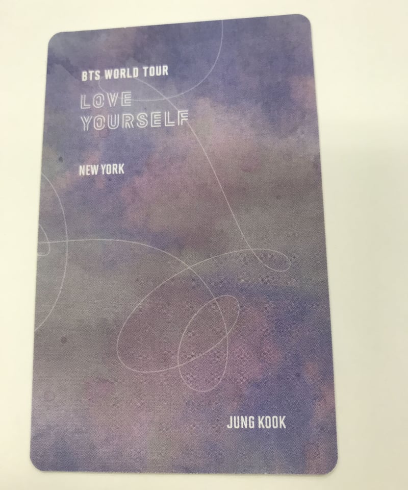 BTS LYS ニューヨーク 公式トレカのみ JK ジョングク グク-
