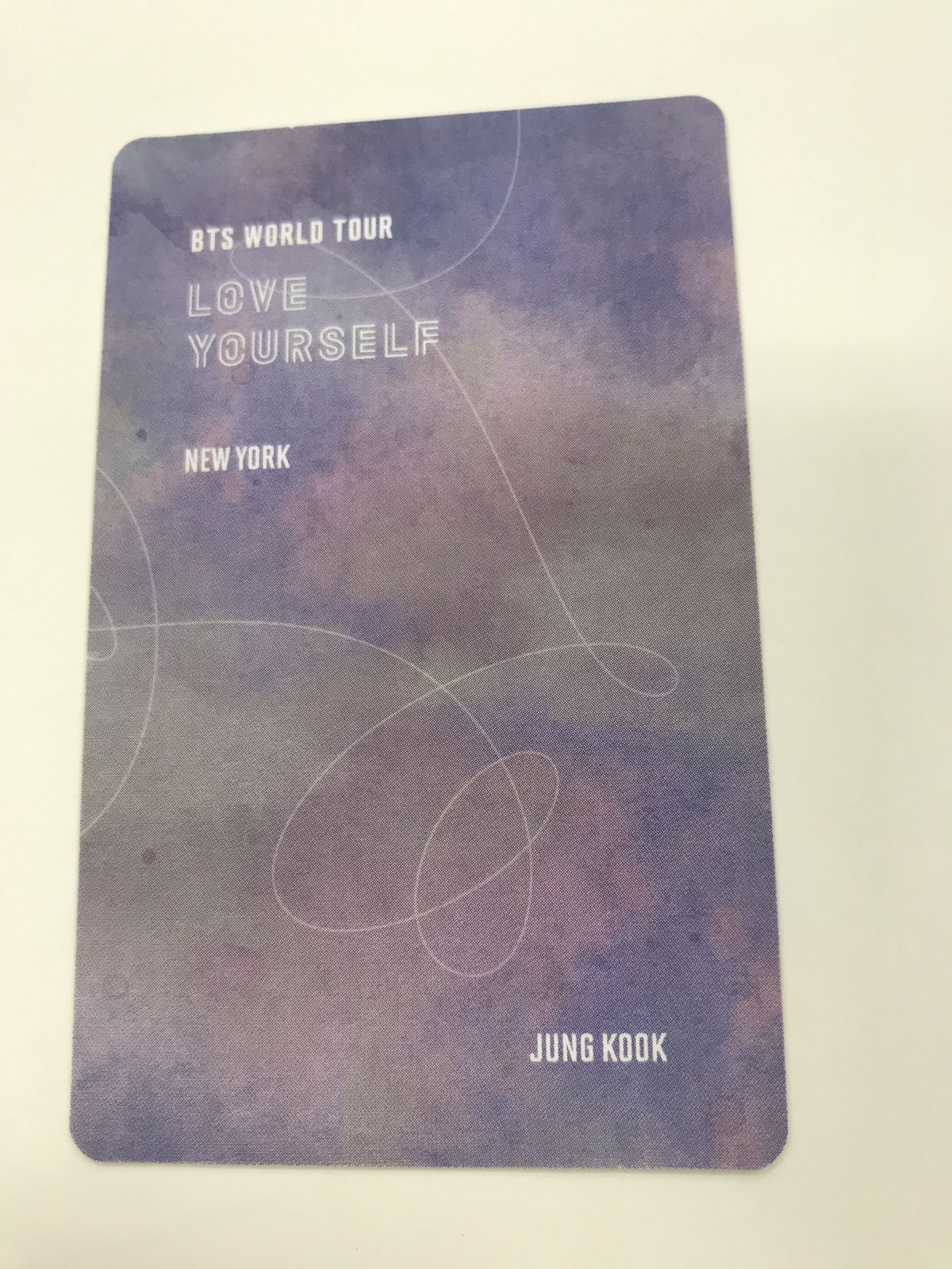 BTS WORLD TOUR 'LOVE YOURSELF' NEWYORK DVDトレカ ジ...