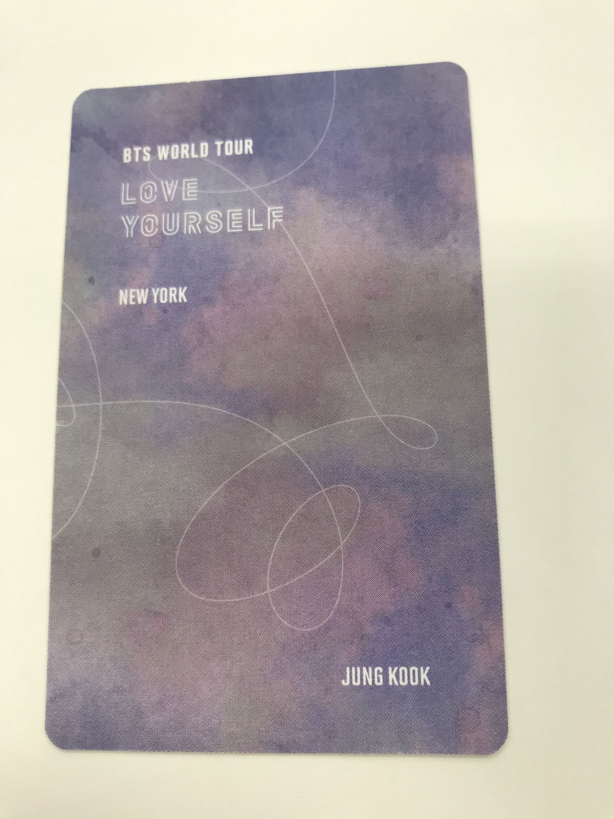 BTS love yourself newyork dvd ジョングク  トレカ