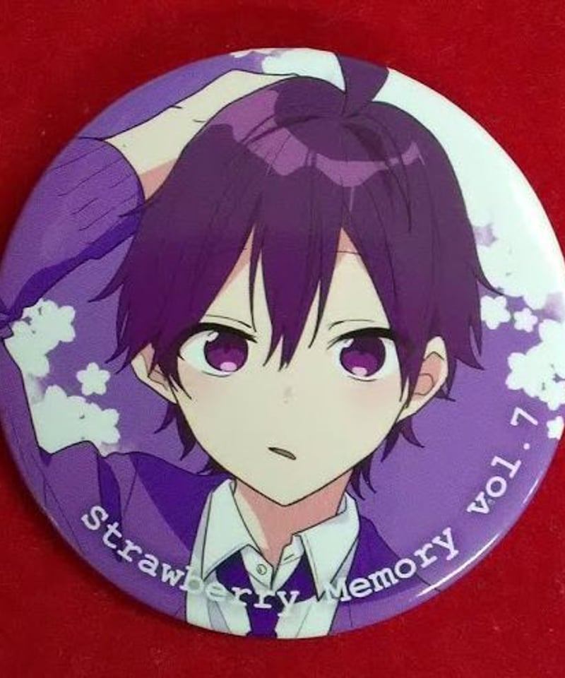 すとろべりーぷりんす ななもり。 缶バッジ(等身柄：頭手載せ) | K  