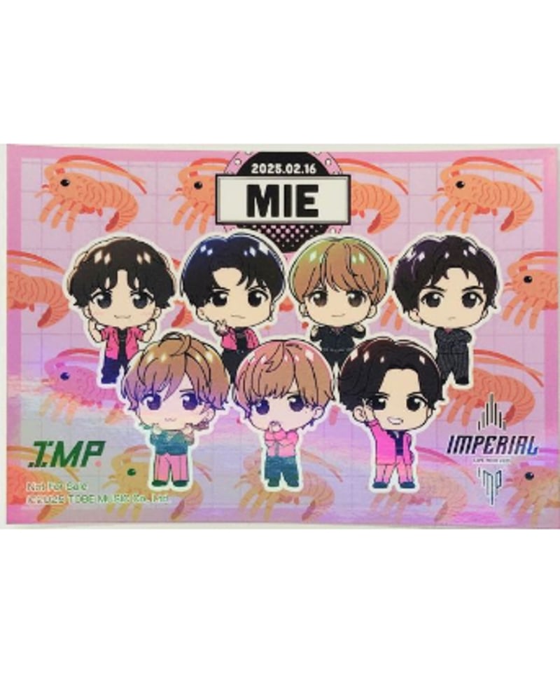 IMP. IMPERIAL ツアーステッカー IMP. IMPERIAL ツアーステッカー - メルカリ