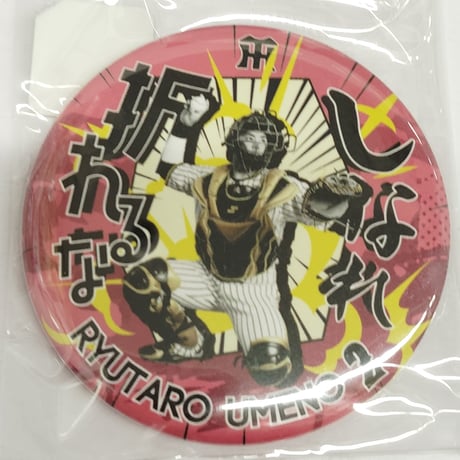 阪神タイガース 缶バッジ 梅野隆太郎 選手