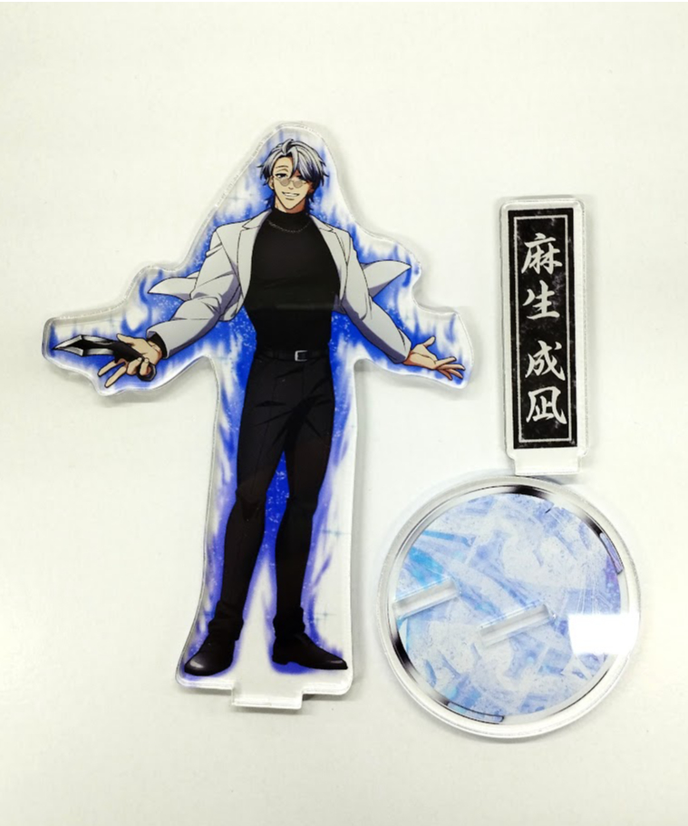 ヒューマンバグ大学 京炎戦争 麻生成凪チェキ風カード/缶バッジ 京炎