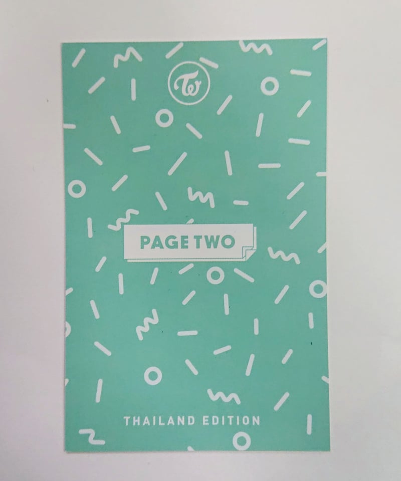 擦れ傷あり】TWICE『PAGE TWO』タイ盤 トレカ サナ | K-BOOKS K-...