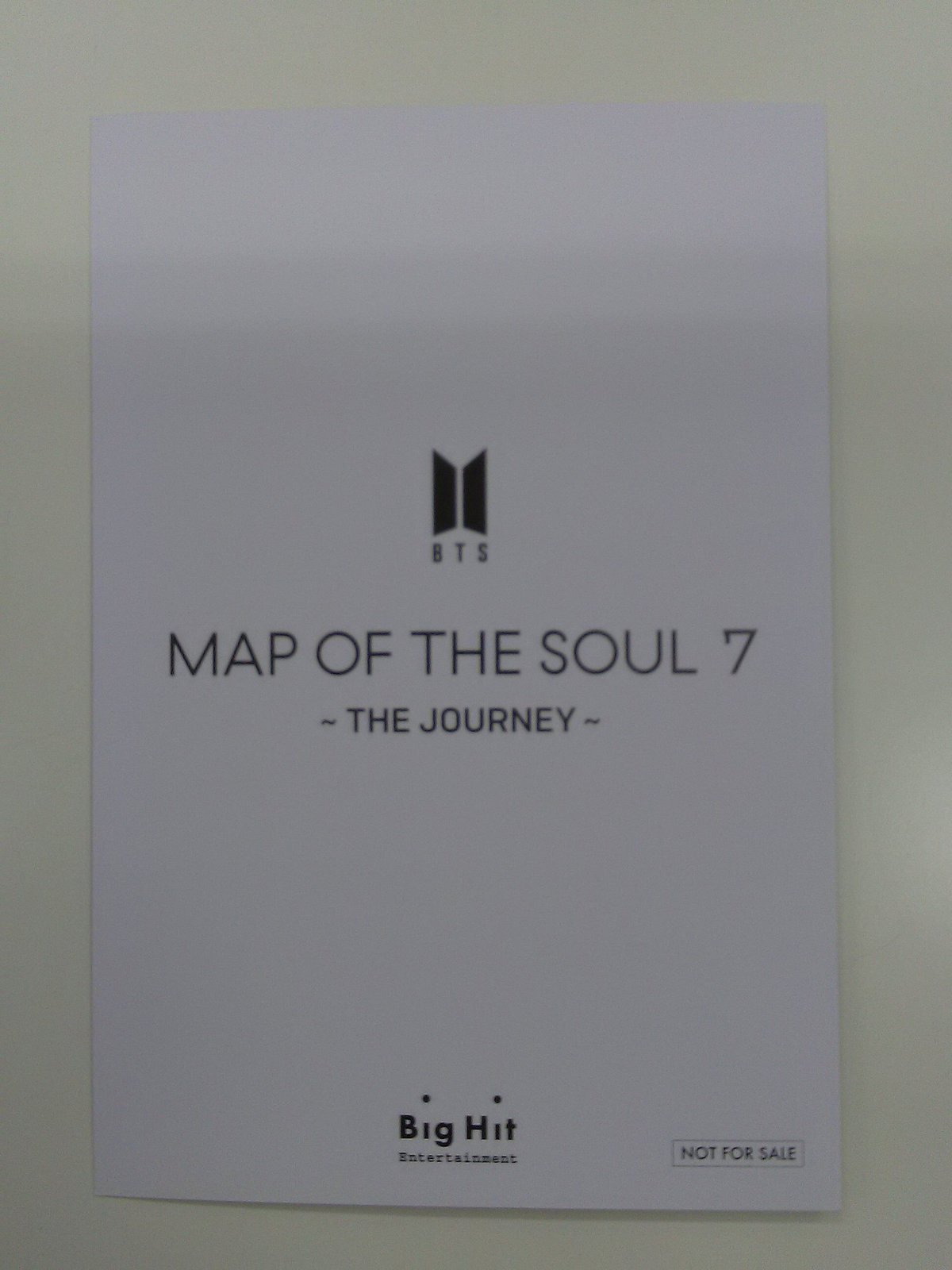 BTS MAP OF THE SOUL : 7 セット購入特典フォトカード ホソク | K-...