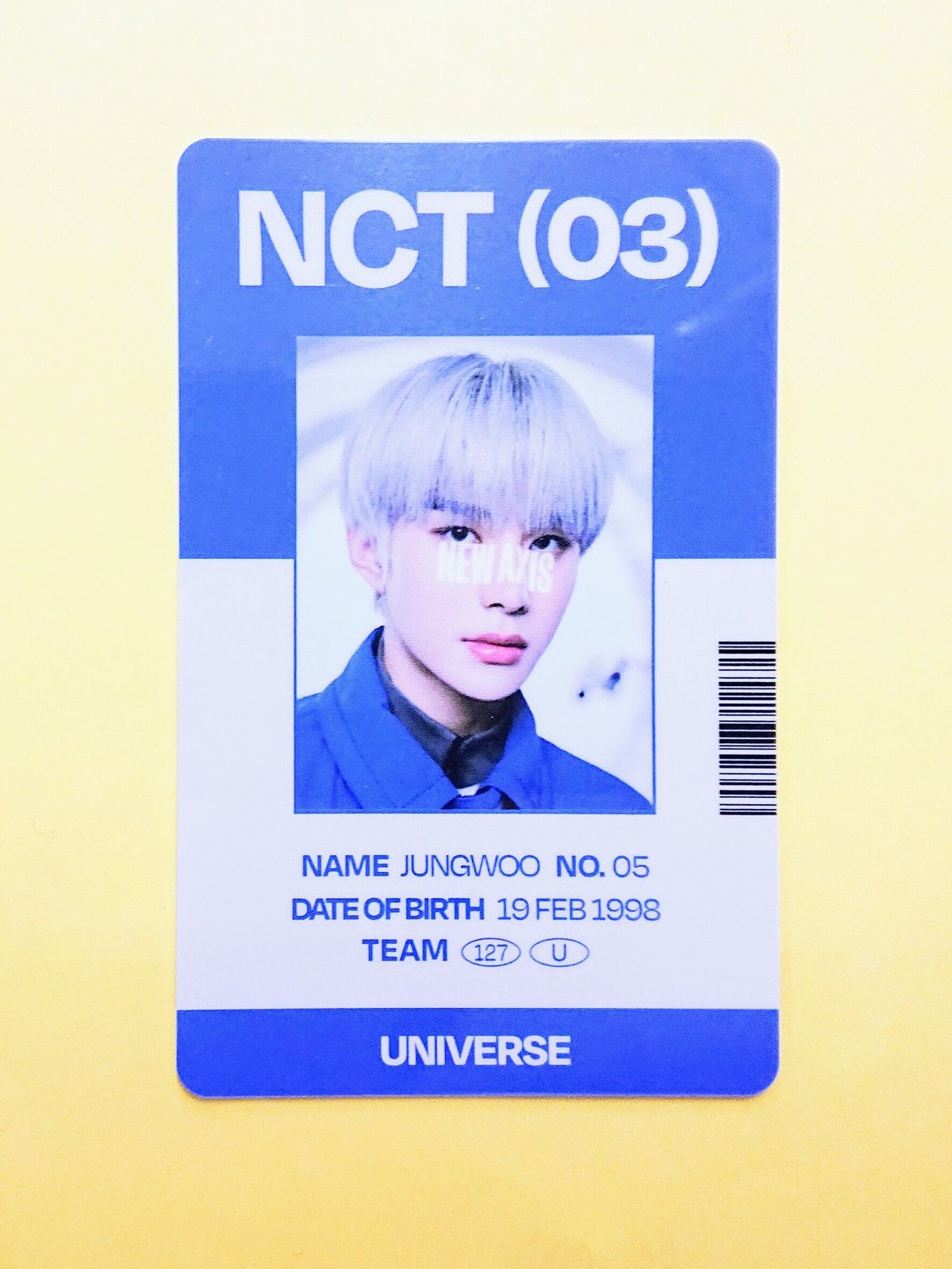 nct 2021 universe ラキドロ トレカ ジョンウ