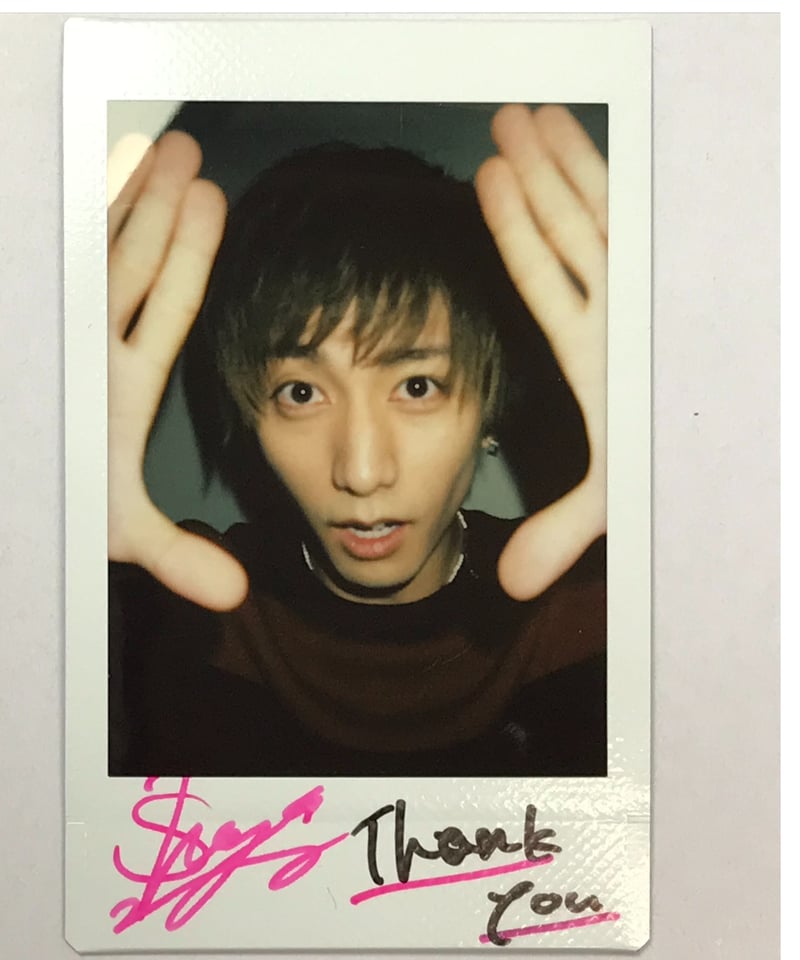 ヨゴレ有】山﨑晶吾 チェキ サイン入り | K-BOOKS K-POP館 アイドル館