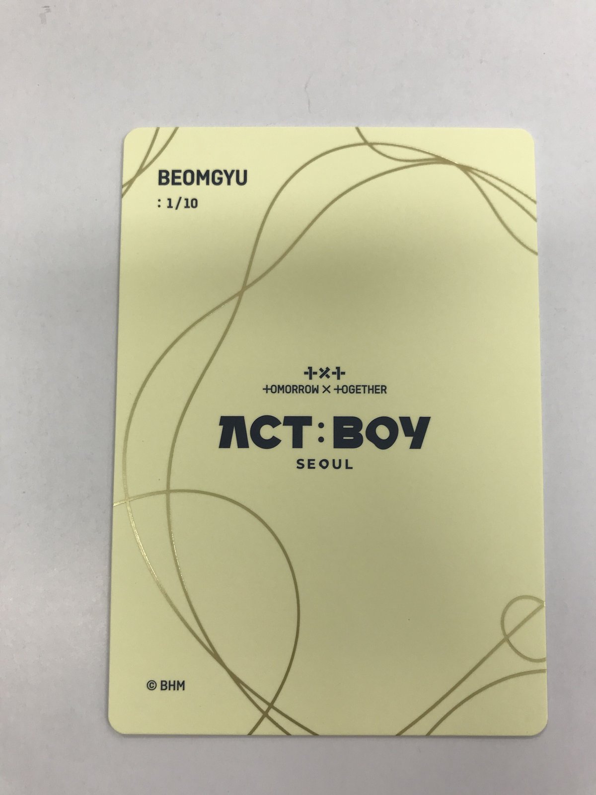TXT ボムギュ ミニフォト ACT:BOY
