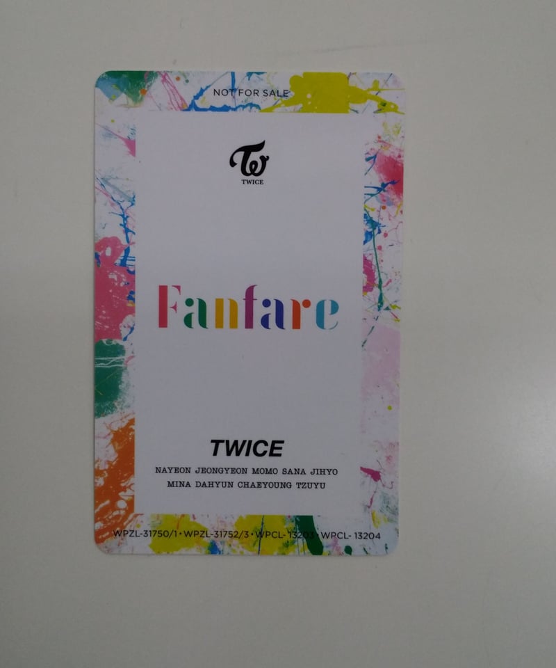 TWICE 「fanfare」トレカ サナ | K-BOOKS K-POP館 芸能館 動画館...