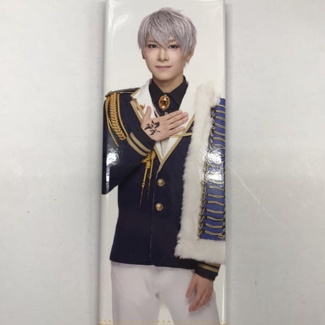 まほステ　アニカフェコラボ　ロング缶バッジ　アーサー　北川尚弥