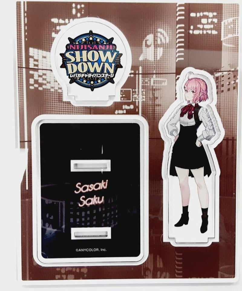 キズ有】にじさんじ 笹木咲 NIJISANJI SHOW DOWN アクリルスタンド | K