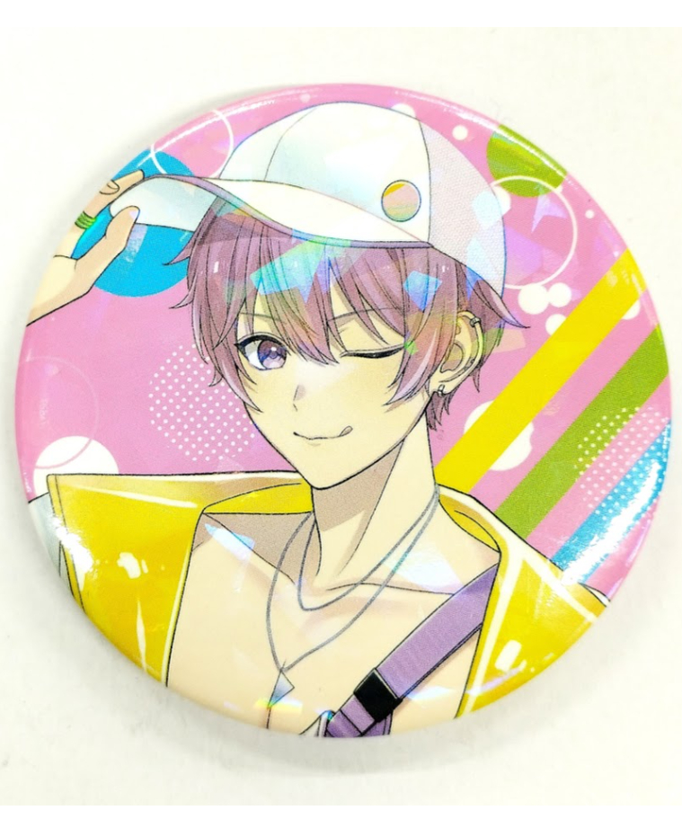 よっ！夏大将！LOVE紫外線 デフォ 缶バッジ