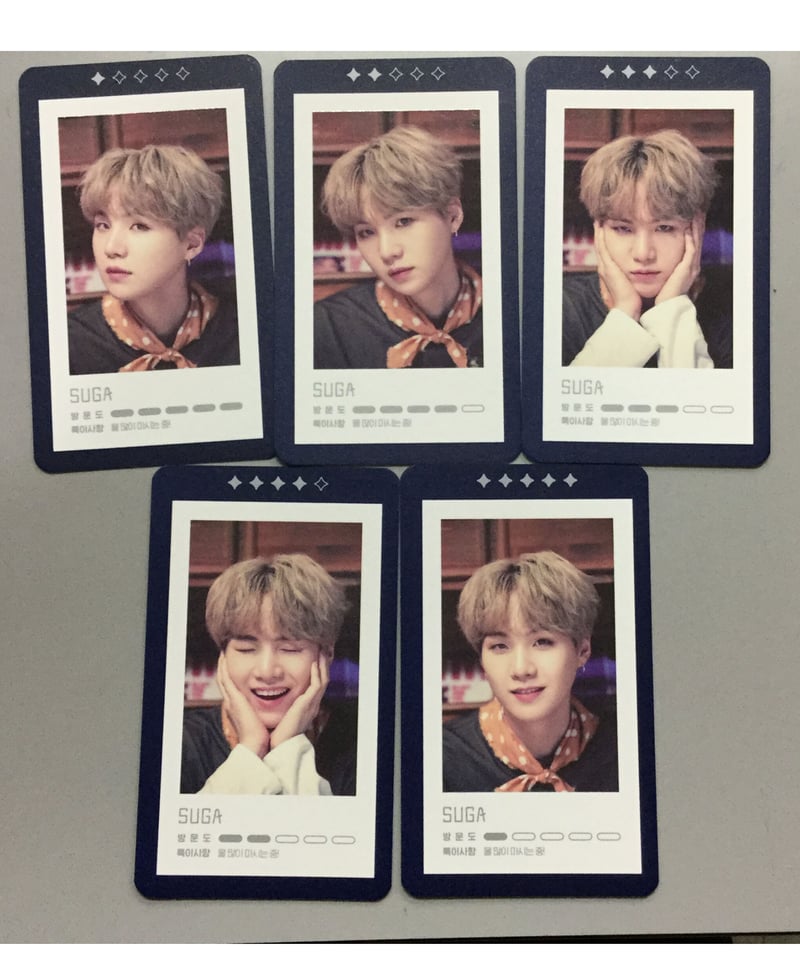 BTS 防弾少年団 ユンギ SUGA マジックショップ 公式トレカ BTS 防弾少年団 ユンギ SUGA マジックショップ 公式トレカ あすつく