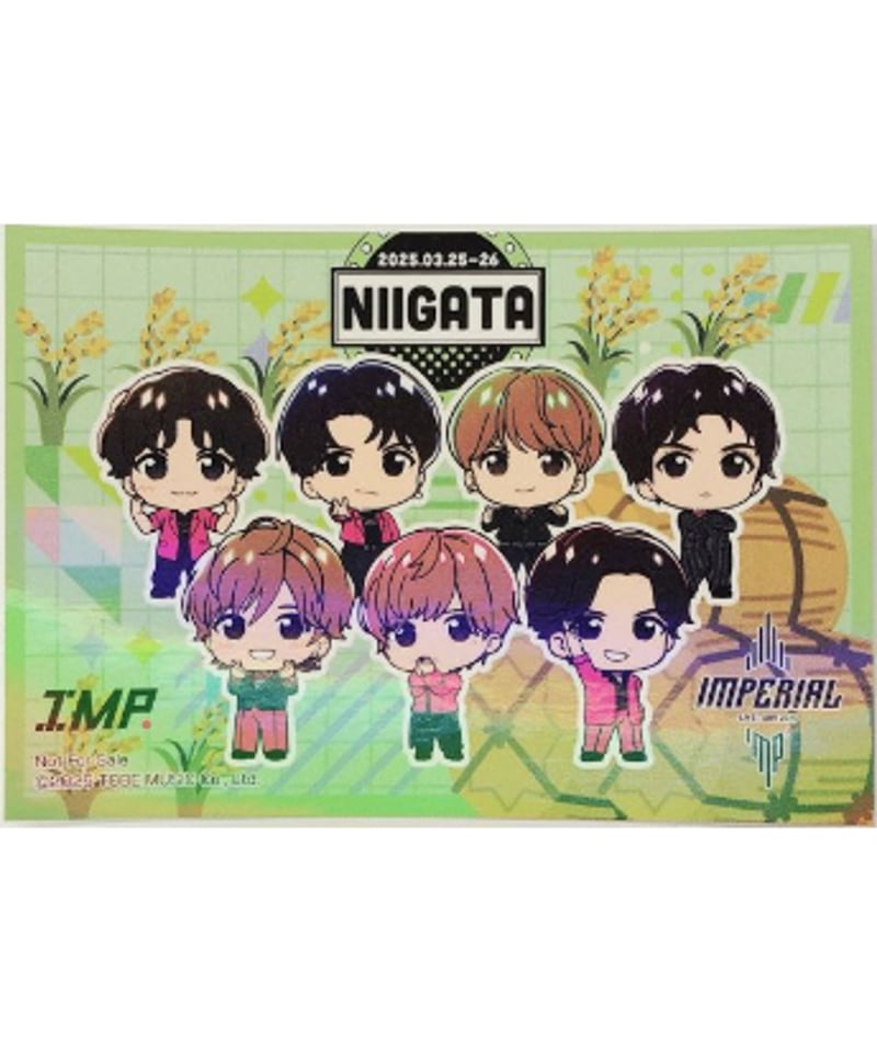 IMP. IMPERIAL ツアーステッカー IMP. IMPERIAL ツアー 限定 CD 特典 北海道 ステッカー - メルカリ