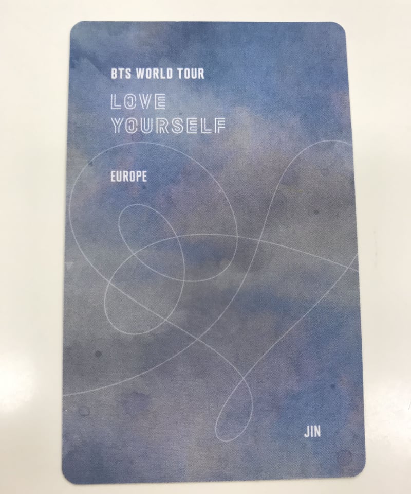 BTS LOVE YOURSELF EUROPE DVD トレカ JIN | K-BOOKS ...