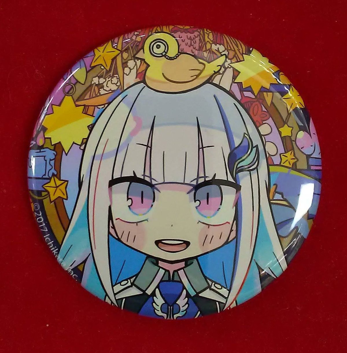 キズ有】にじさんじ リゼ・ヘルエスタ 秋グッズ2019 缶バッジ | K