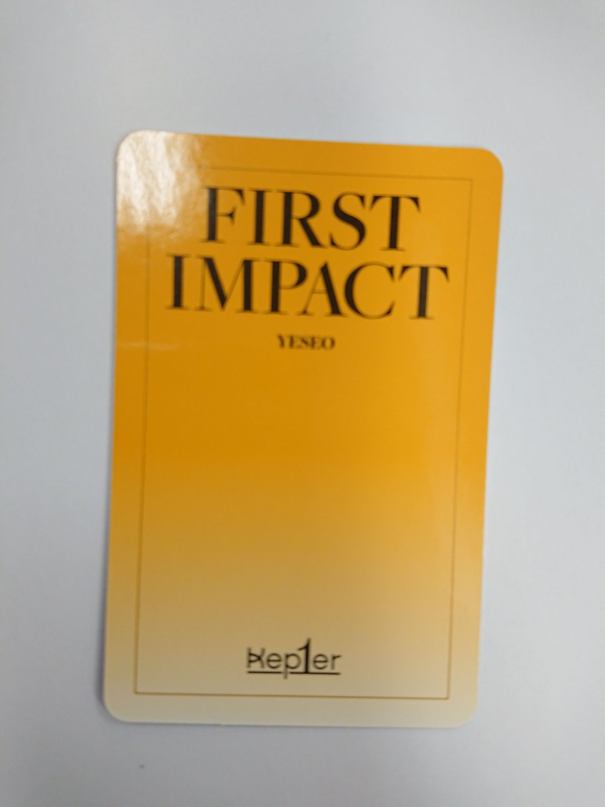 若干イタミ有り】kep1er - FIRST IMPACT トレカ イェソ | K-BOOK...