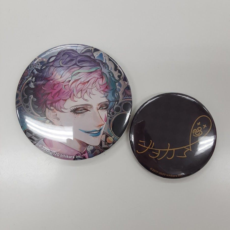 にじさんじ　ジョー・力一　誕生日グッズ 2020　缶バッジ　2種セット fit=scale-down,w=1200