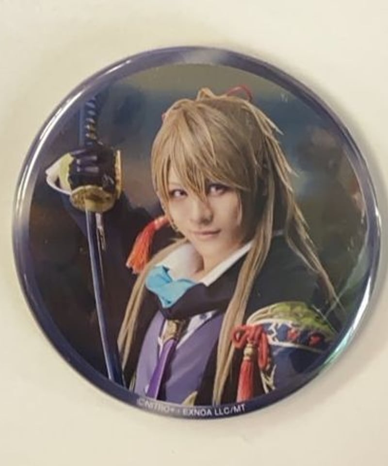 刀ミュ 花影ゆれる砥水 缶バッジ 戦闘ver.A 小竜景光役 長田光平 | K