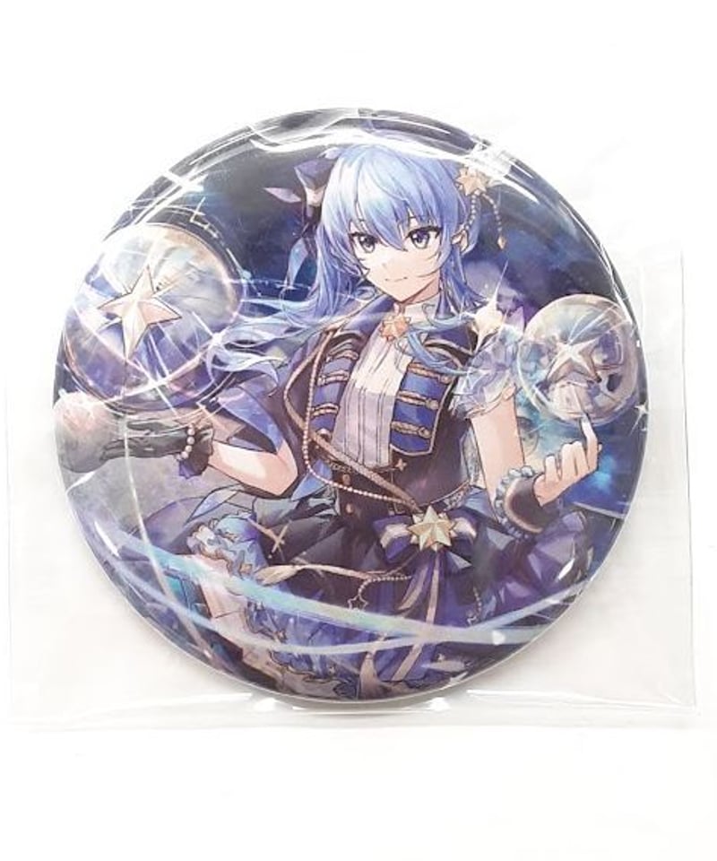 10点）星街すいせい 缶バッジ アップ ウィンターストリート