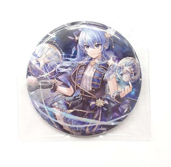 ホロライブ 星街すいせい しらけん セブンイレブン特典缶バッジ