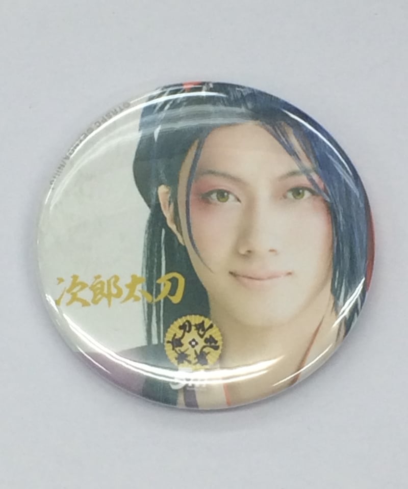 新品★刀剣乱舞【次郎太刀】EDイラスト缶バッジ 刀剣乱舞-ONLINE- 和風缶バッジ 「次郎太刀」 (キャラクター